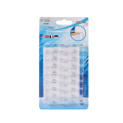 Clip Organizador de Cables x 16 Unidades