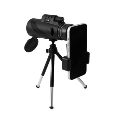 Monocular Zoom x 16 con Estuche Trípode y Pinza Ce
