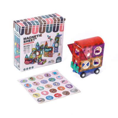 Juego De Construcción Con Imanes Para Niños 42 Pie