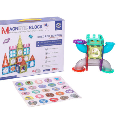 Juego De Construcción Con Imanes Para Niños 36 Pie