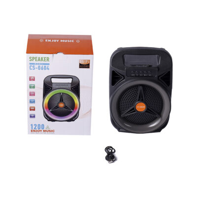 Parlante Bluetooth de 6.5″ con LED  CS-0604