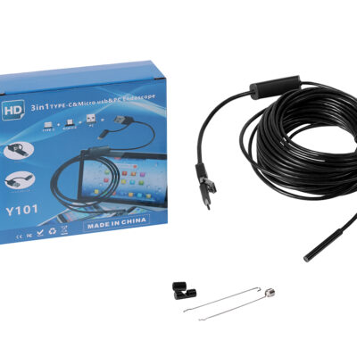 Cámara Endoscópica USB a Micro USB y TIPO C con Lu