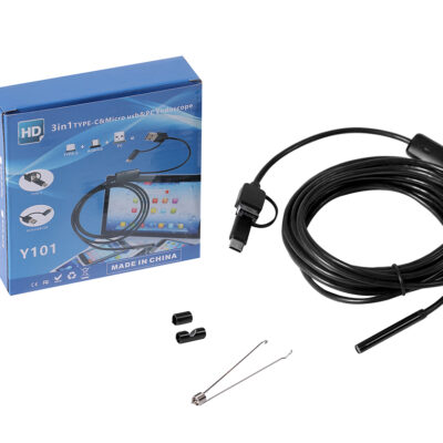 Cámara Endoscópica USB a Micro USB y TIPO C con Lu