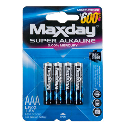 Pilas Alcalinas AAA x 4 Unidades