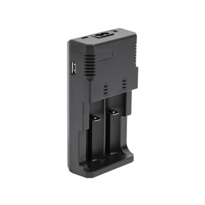 Cargador para 2 Baterías 18650 26650 14500