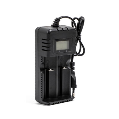 Cargador de 2 Baterías 18650 26650 14500 con Panta