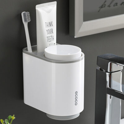 Porta Cepillo Con Vasos Magnetico Baño E1905 ECOCO
