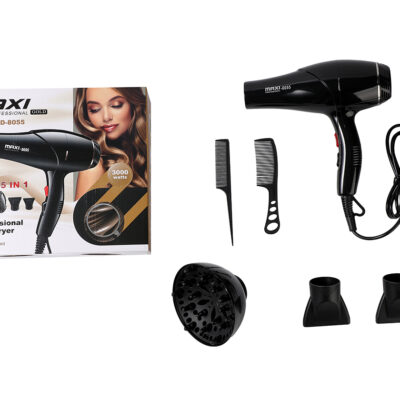 Secador de Pelo 5 en 1 HD-8055 con Accesorios 3000
