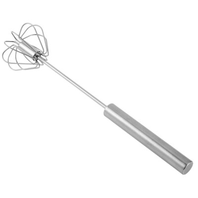 Batidor de Huevo Semiautomático Acero Inoxidable 3