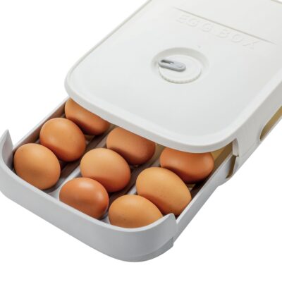 Caja Organizador para Huevos Apilables Capacidad 1