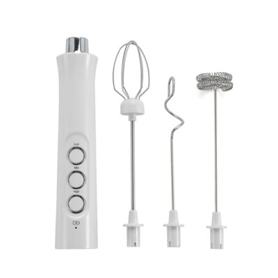 Mini Batidor  Recargable USB Acero Inoxidable 3  V
