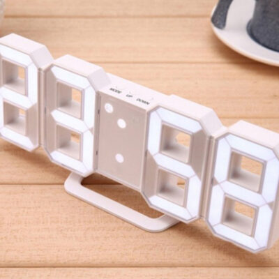 Reloj Digital Mesa Números Luz LED Moderno Despert