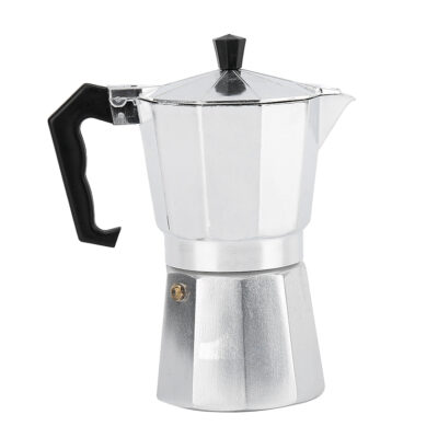 Cafetera Estilo Italiana en Aluminio