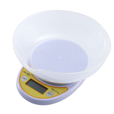 Balanza Digital de Cocina de 0.1 g – 1 kg con Bowl