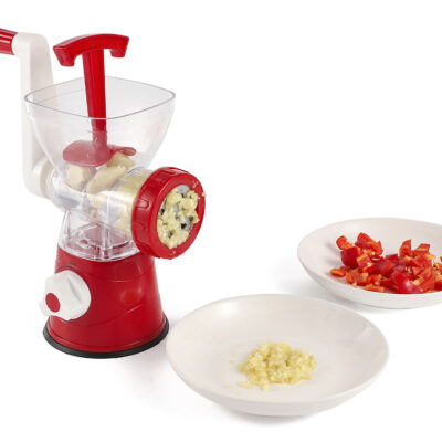 Máquina Manual Picadora de Carne con Embutidor Par
