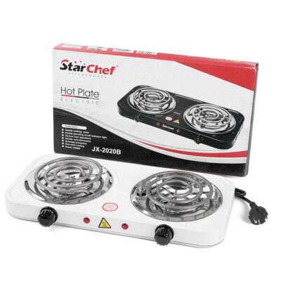 Anafe Eléctrico de 2 Hornallas Espiral 1700 W de P