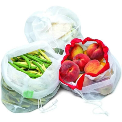 Bolsas de Malla Reutilizables Mediana 30 x 35 cm