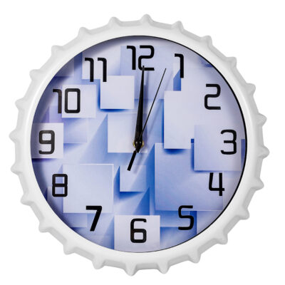 Reloj de Pared Tipo Tapa Botella Vintage Diseño Cu