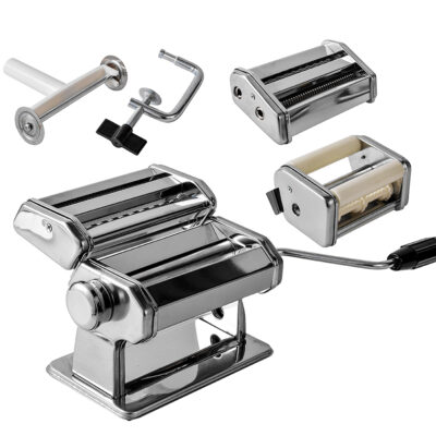 Máquina de Pasta Acero Inoxidable 3 en 1 Ravioles