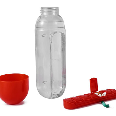 Pastillero Adosado a Botella 1 l Tapa con Función