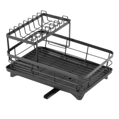 Escurridor de Platos Ajustable Sobre el Fregadero