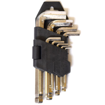 Llave allen 9 pz mediana en blister