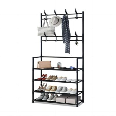 Mueble Perchero Con Zapatera 60x150cm