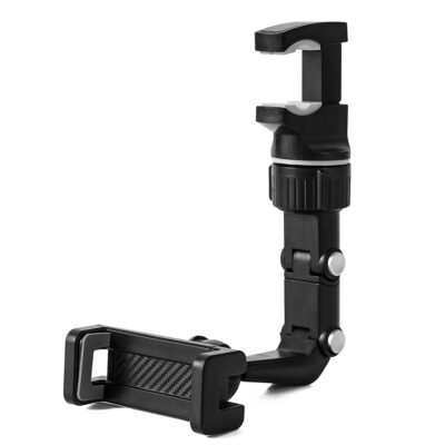 Soporte de Celular de 4″/ 7″ Espejo Retrovisor Rotación 360