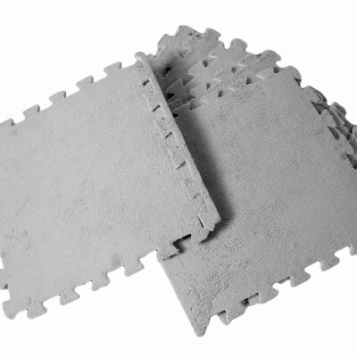 Alfombras Entrelazadas de Felpa 10 Unidades  50×50