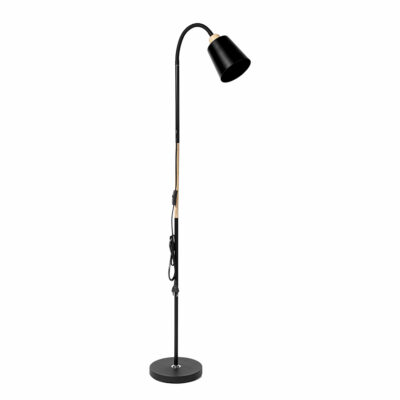 Lámpara de Pie Nórdica Flexible 1.5 m NEGRO