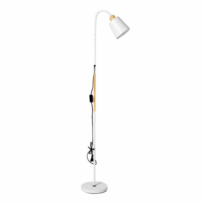 Lámpara de Pie Nórdica Flexible 1.5 m BLANCA