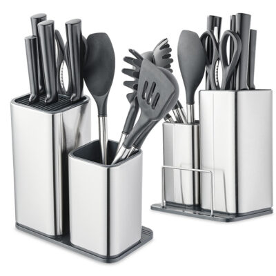 Soporte para Utensilios de Cocina 2 Divisiones