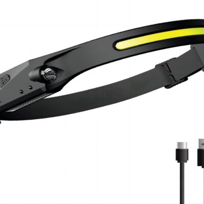 Linterna Tipo Vincha con Sensor LED Recargable