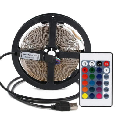 Tira RGB 2 m con Control y Conector USB Led 5050