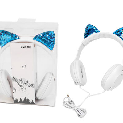 Auricular Vincha con Orejas Brillantes