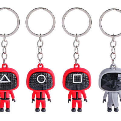 LLavero de Juego de Calamar en Plástico 6,1 cm