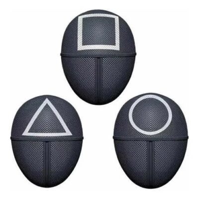 Mascara de Juego de Calamar en ABS Medidas 28 x 18 cm