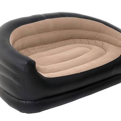 Sofa Inflable 2 Cuerpos con Respaldo NEGROSKU: 6077