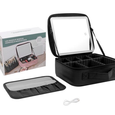 Organizador de Comesticos con Espejo Led NEGROSKU: 6087