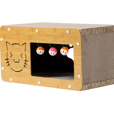 Rascador Cama para Gatos con 3 Pelotas GrandeSKU: 10122