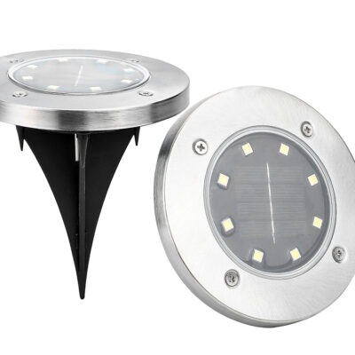 Foco 8 Led con Recarga Solar y SensorSKU: 2535