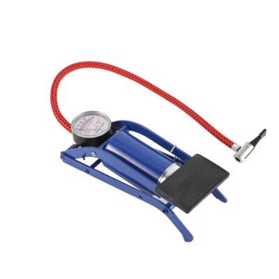 Inflador de pie con tanque