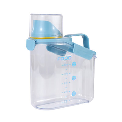 Contenedor Transparente con Vertedor para Granos 1600 ml