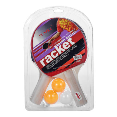 Paletas de Ping Pong Con 3 Pelotas